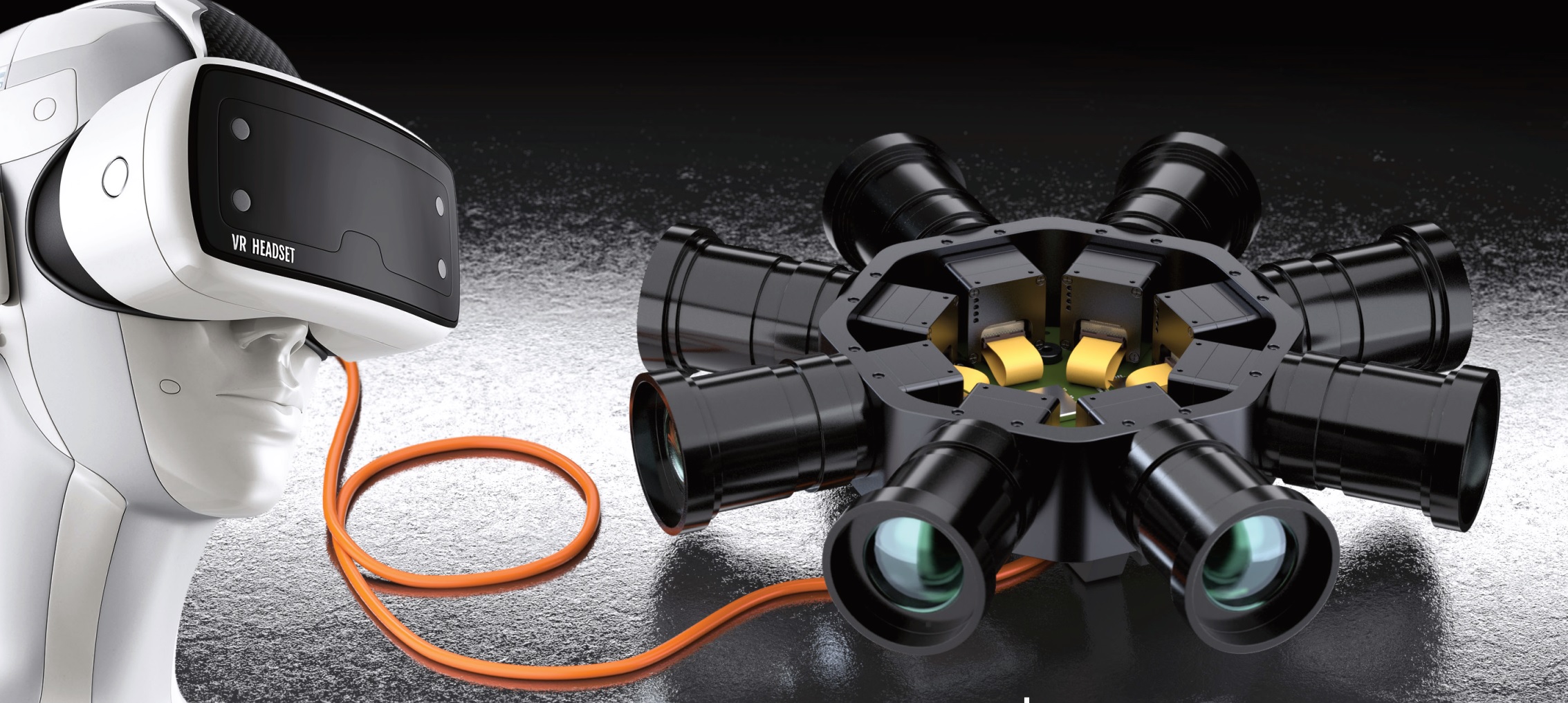 vr ar 360 virtual reality augmented Sony CMOS Pregius cameras panorama 